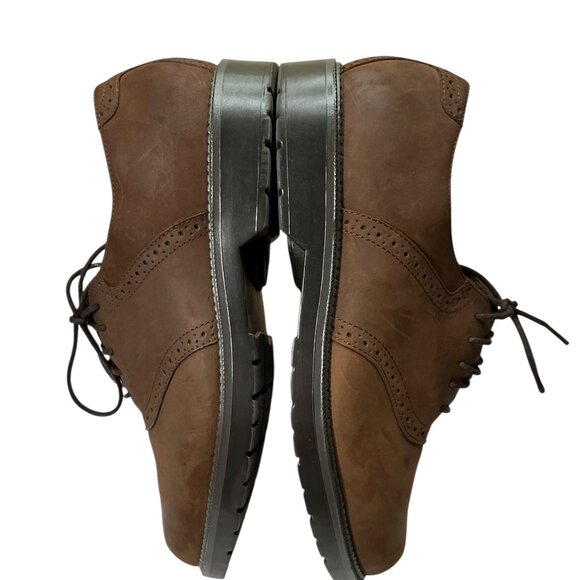 Dockers Men’s Brown Leather Oxford Dress Shoes Size 10M - Picture 3 of 14